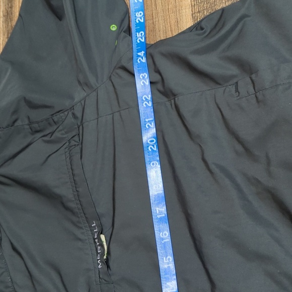 Merrell Light Hiking Jacket With Hidden Hood Size XL in Black - Picture 10 of 11